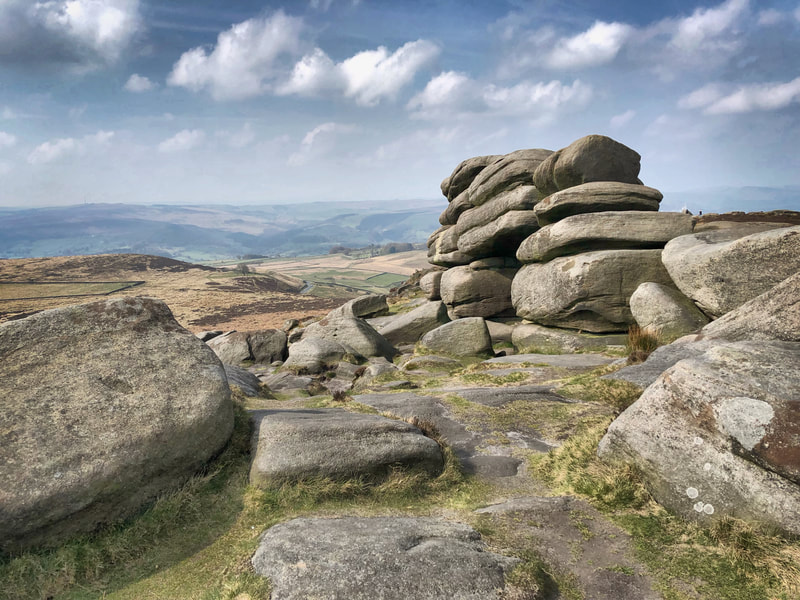 A beautiful day at Higger Tor in the Peak District