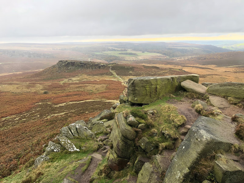 View of Carl Wark fort from Higger tor