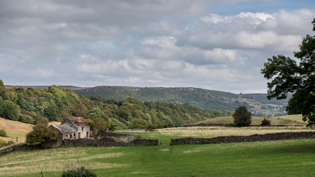 An old farmhouse between the Plague Village of Eyam and Stoney Middleton, near the Boundary Stone