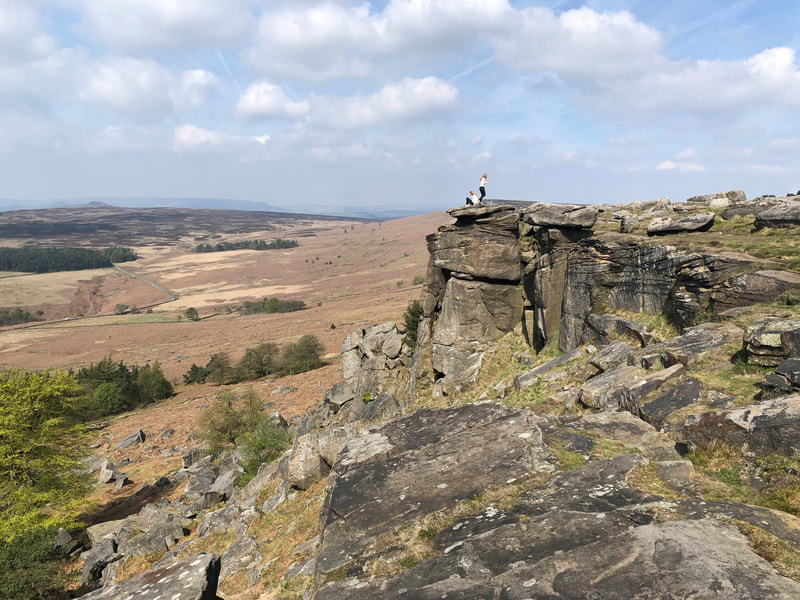 Standing in the footsteps of Keira Knightley at Stanage Edge