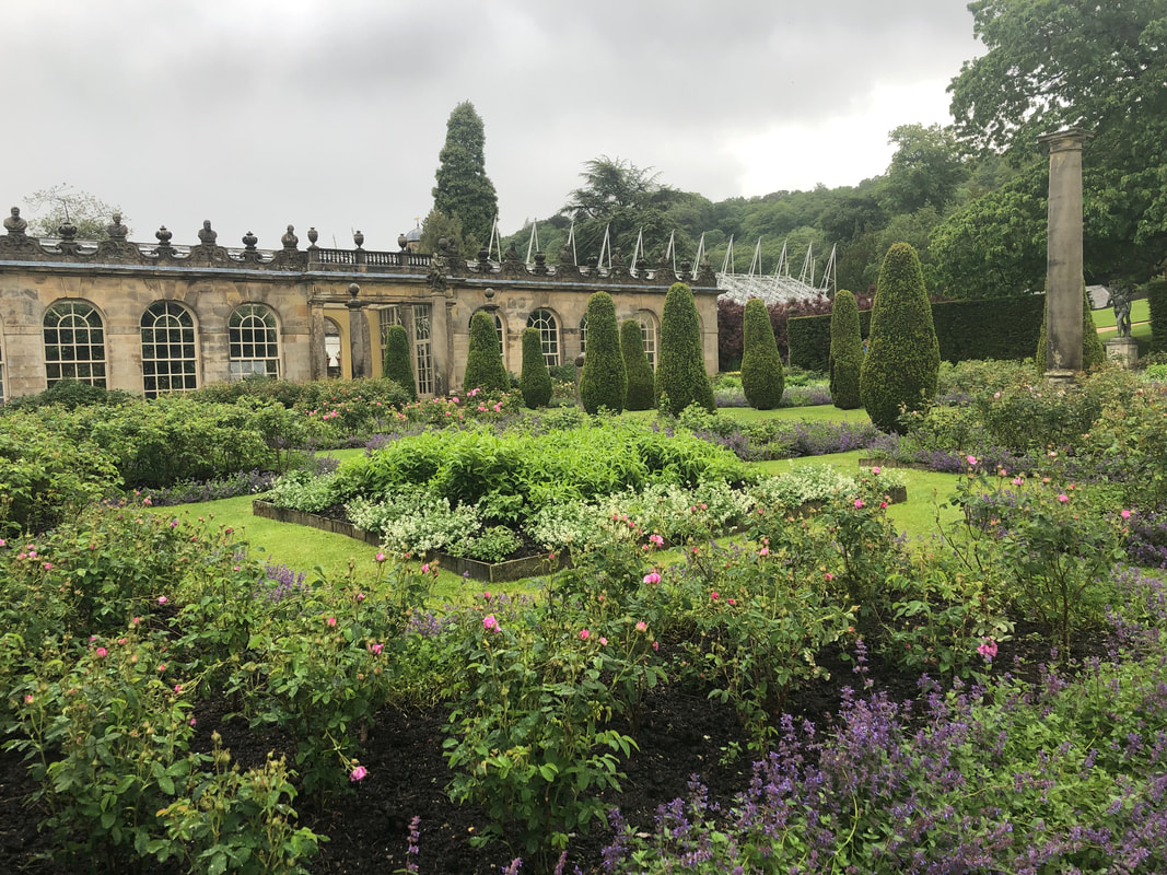Landscaped gardens at Chatsworth House