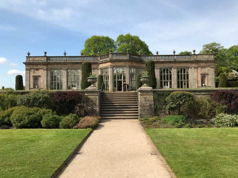 The orangery at Lyme Hall
