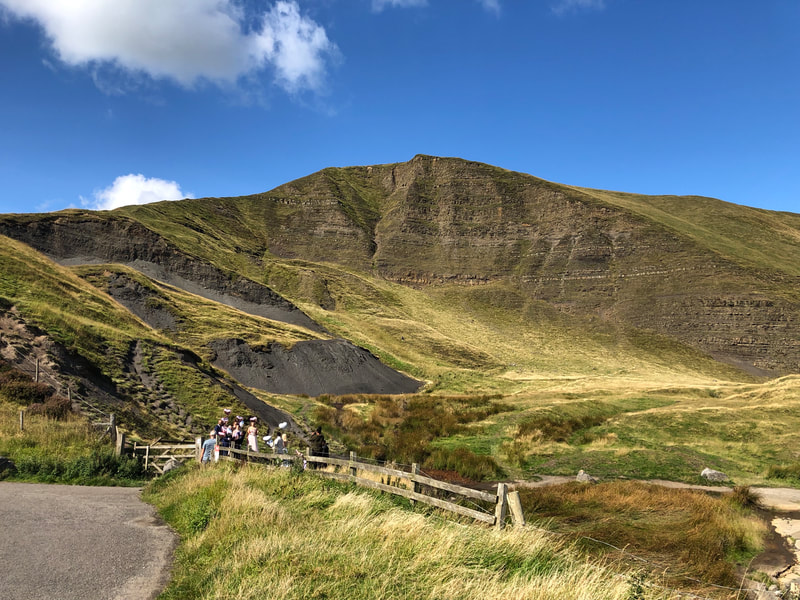 Mam Tor, the Shivering Mountain, in the Peak District national park