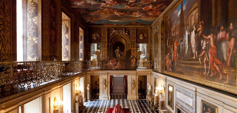 Artwork inside Chatsworth House