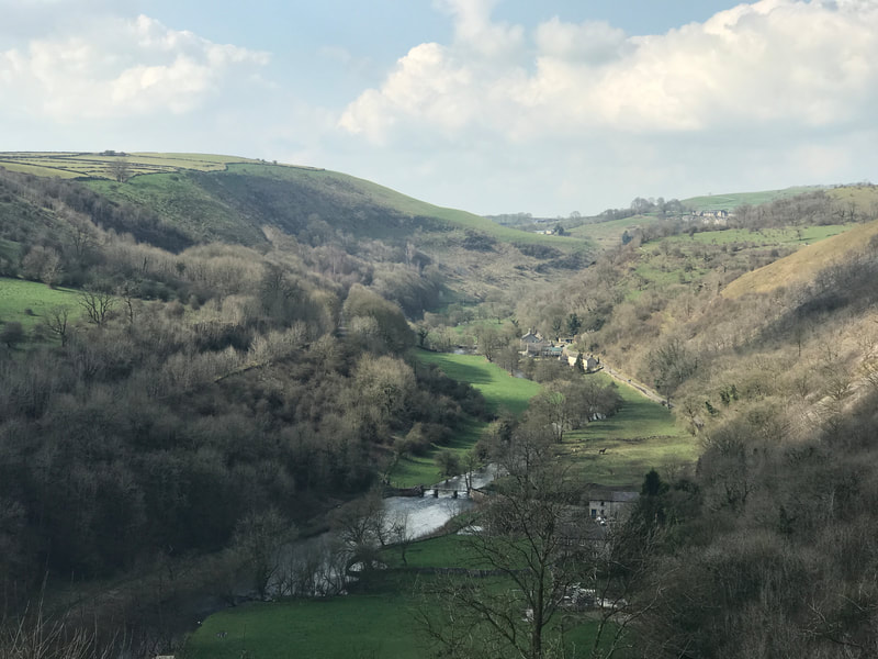 View of Monsal Dale on a sunny day