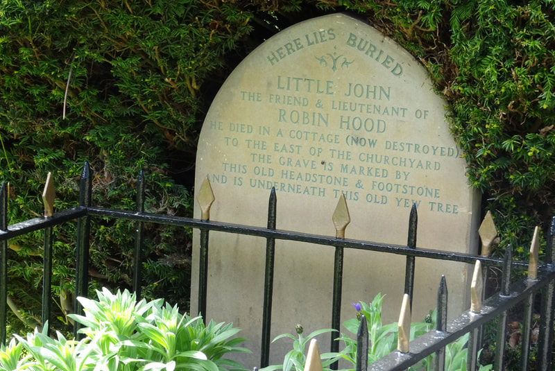 Little John's Grave in Hathersage